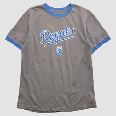 Kansas City Royals 2000s T-Shirt - Gray - XS by Fanatics Real Vintage T-shirts