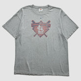 St. Louis Cardinals Nike 2000s T-Shirt - Gray - XL by Fanatics Real Vintage T-shirts