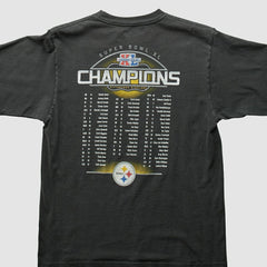 Pittsburgh Steelers Reebok 2006 T-Shirt Black Vintage