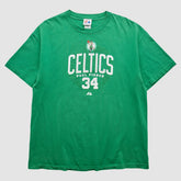 Boston Celtics Majestic 2000s T-Shirt Green Vintage