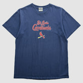 St. Louis Cardinals 2000s T-Shirt - Blue - S by Fanatics Real Vintage T-shirts