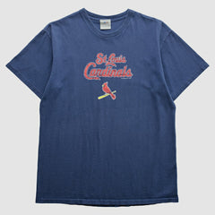 St. Louis Cardinals 2000s T-Shirt - Blue - S by Fanatics Real Vintage T-shirts