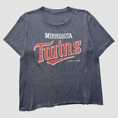 Minnesota Twins 1988 T-Shirt - Gray - XS by Fanatics Real Vintage T-shirts