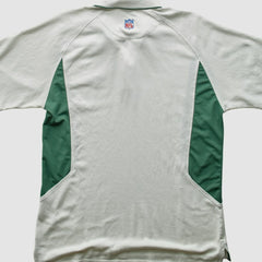 New York Jets Reebok 2000s Polo 3 Buttons T-Shirt White Vintage