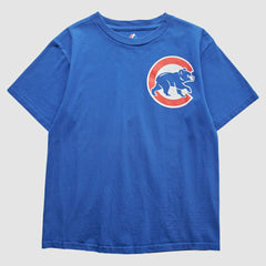 Chicago Cubs Majestic 2000s T-Shirt - Blue - XS by Fanatics Real Vintage T-shirts