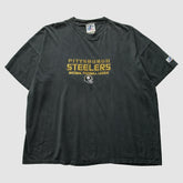 Pittsburgh Steelers Logo Athletic 2000s T-Shirt Black Vintage