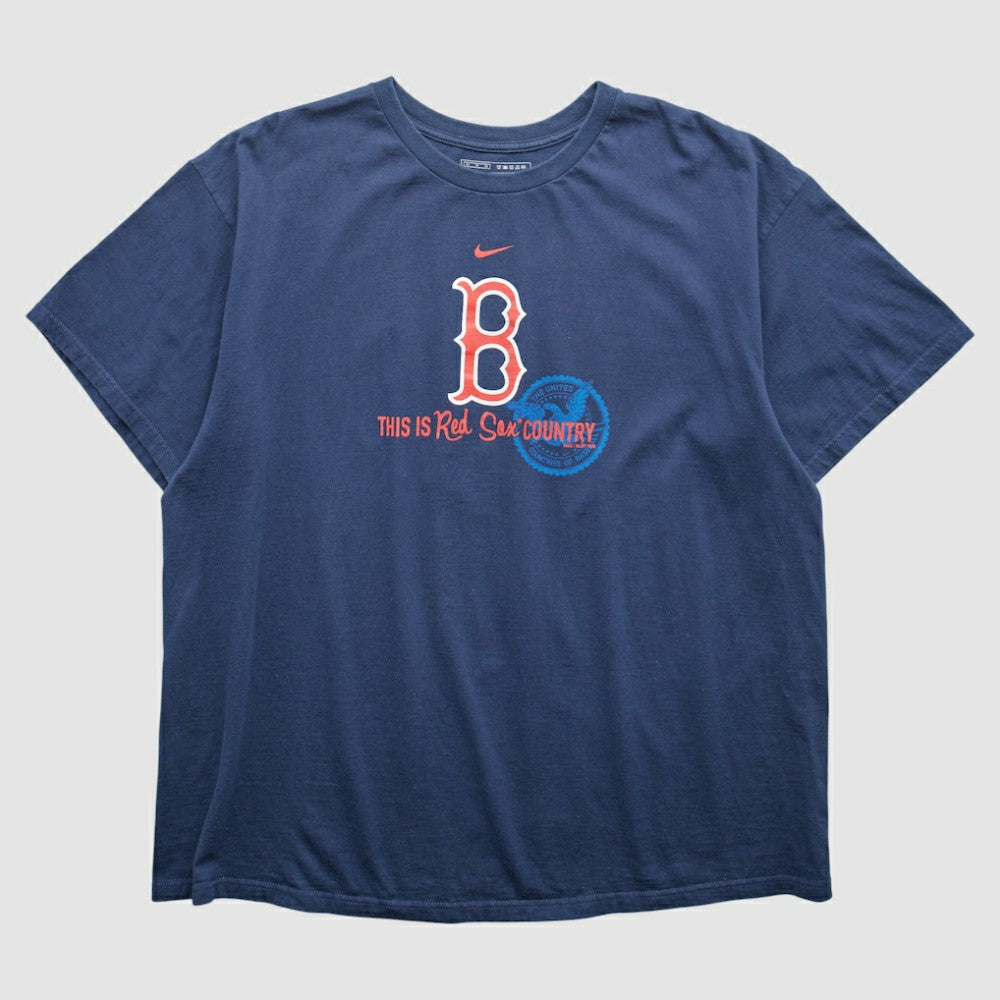 Boston Red Sox Nike 2000s T-Shirt - Blue - 2XL by Fanatics Real Vintage T-shirts