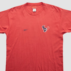Houston Texans Reebok 2000s T-Shirt Red Vintage