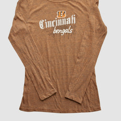 Cincinnati Bengals NFL 2010s T-Shirt Brown Vintage