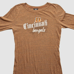 Cincinnati Bengals NFL 2010s T-Shirt Brown Vintage