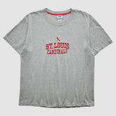 St. Louis Cardinals Lee Apparel 2000s T-Shirt - Gray - L by Fanatics Real Vintage T-shirts