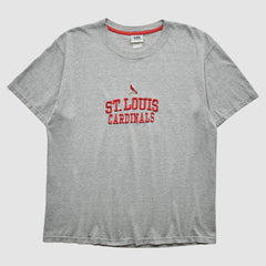 St. Louis Cardinals Lee Apparel 2000s T-Shirt - Gray - L by Fanatics Real Vintage T-shirts