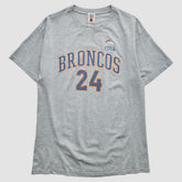 Denver Broncos NFL 2000s T-Shirt Gray Vintage