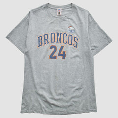 Denver Broncos NFL 2000s T-Shirt Gray Vintage