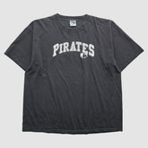 Pittsburgh Pirates Majestic 2000s T-Shirt - Gray - 2XL by Fanatics Real Vintage T-shirts