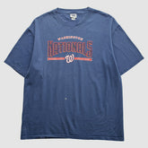 Washington Nationals Lee Apparel 2000s T-Shirt - Blue - 2XL by Fanatics Real Vintage T-shirts