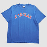 Texas Rangers 2000s T-Shirt - Blue - L by Fanatics Real Vintage T-shirts