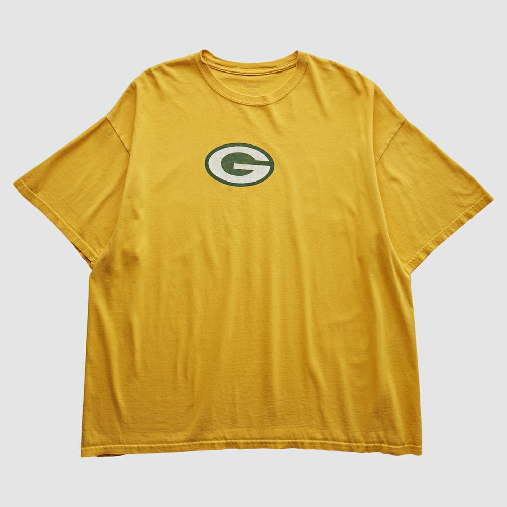Green Bay Packers Reebok 2000s T-Shirt Yellow Vintage