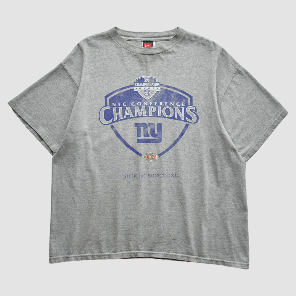 New York Giants 2000 T-Shirt Gray Vintage