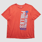 Philadelphia Phillies 2000s T-Shirt - Orange - L by Fanatics Real Vintage T-shirts