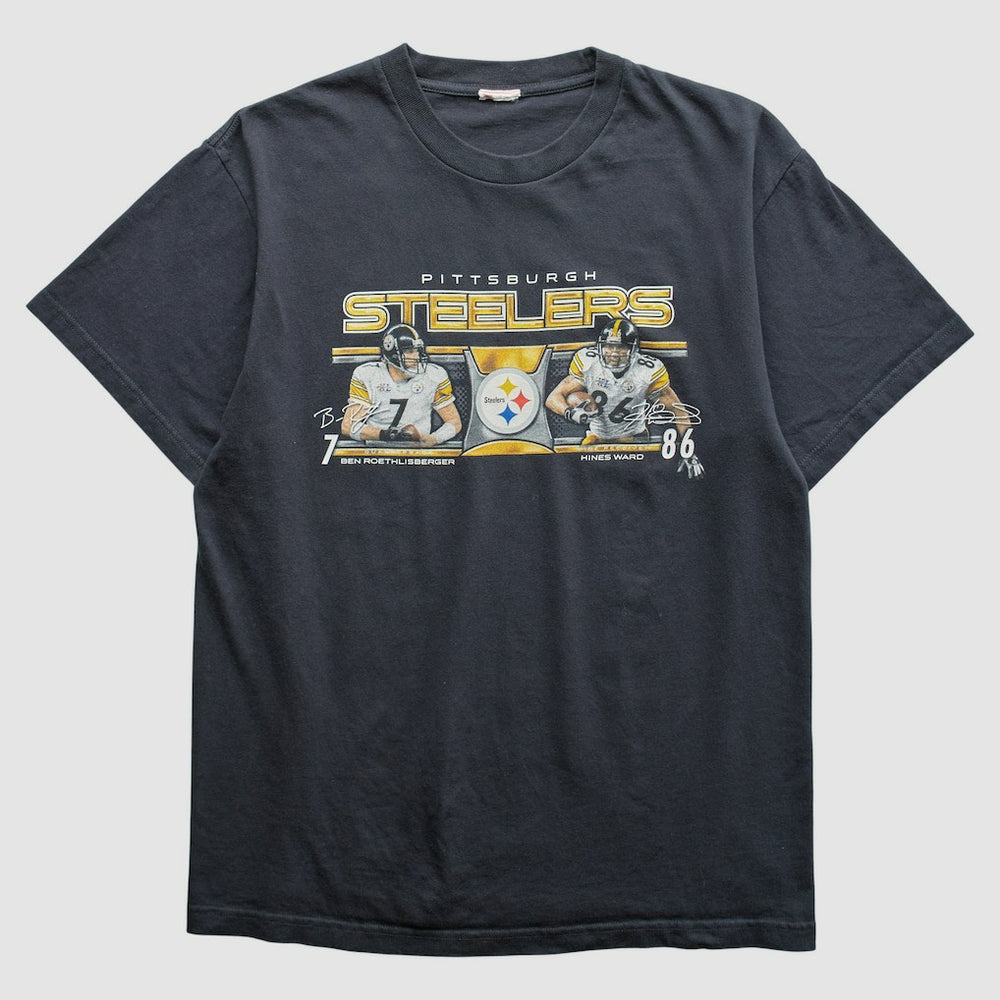 Pittsburgh Steelers 2000s T-Shirt Black Vintage