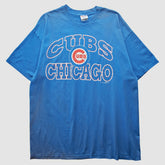 Chicago Cubs Hanes 1998 T-Shirt - Blue - 2XL by Fanatics Real Vintage T-shirts