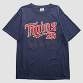 Minnesota Twins CSA 2003 T-Shirt - Navy - M by Fanatics Real Vintage T-shirts