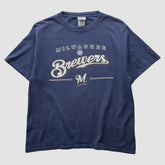 Milwaukee Brewers 2006 T-Shirt - Navy - S by Fanatics Real Vintage T-shirts
