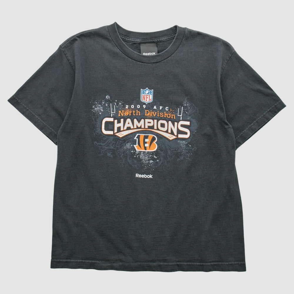 Cincinnati Bengals Reebok 2009 T-Shirt Black Vintage