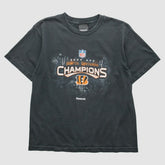 Cincinnati Bengals Reebok 2009 T-Shirt Black Vintage