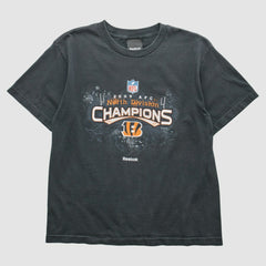 Cincinnati Bengals Reebok 2009 T-Shirt Black Vintage