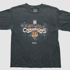 Cincinnati Bengals Reebok 2009 T-Shirt Black Vintage