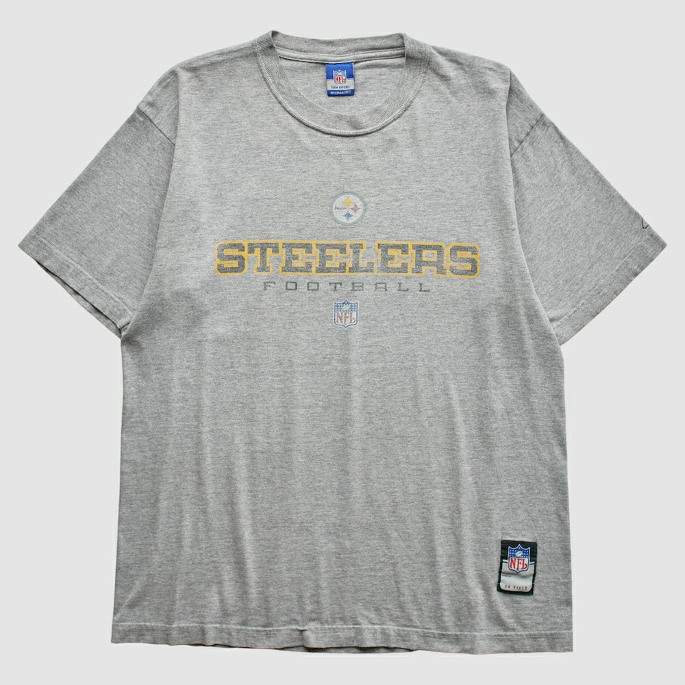 Pittsburgh Steelers Reebok 2000s T-Shirt Gray Vintage