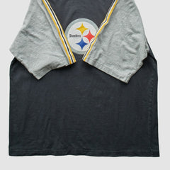 Pittsburgh Steelers Reebok 2000s T-Shirt Black Vintage