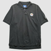 Pittsburgh Steelers Starter 2000s Polo Black Vintage