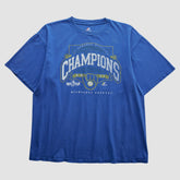 Milwaukee Brewers Majestic 2011 T-Shirt - Blue - L by Fanatics Real Vintage T-shirts