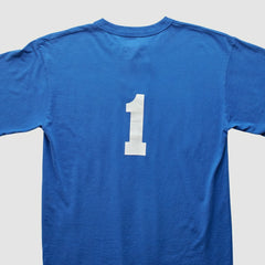 Texas Rangers Majestic 2000s T-Shirt - Blue - M by Fanatics Real Vintage T-shirts