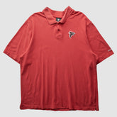 Atlanta Falcons Reebok 2010s Polo Red Vintage
