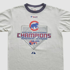 Chicago Cubs Majestic 2007 T-Shirt - White - S by Fanatics Real Vintage T-shirts