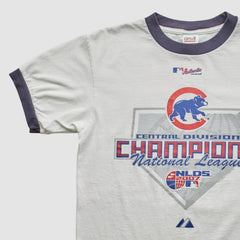 Chicago Cubs Majestic 2007 T-Shirt - White - S by Fanatics Real Vintage T-shirts