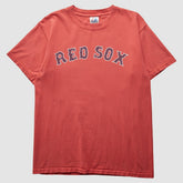Boston Red Sox Majestic 2000s T-Shirt - Red - M by Fanatics Real Vintage T-shirts
