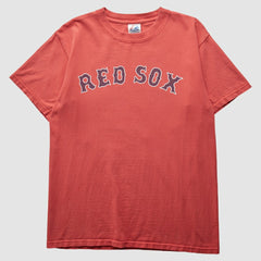 Boston Red Sox Majestic 2000s T-Shirt - Red - M by Fanatics Real Vintage T-shirts