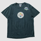 Pittsburgh Steelers Reebok 2009 T-Shirt Blue Vintage