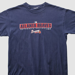 Atlanta Braves 2001 T-Shirt - Navy - S by Fanatics Real Vintage T-shirts
