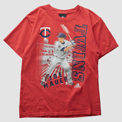 Minnesota Twins Adidas 2000s T-Shirt - Red - XS by Fanatics Real Vintage T-shirts