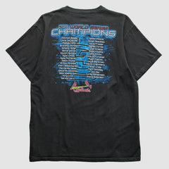 St. Louis Cardinals Majestic 2011 T-Shirt - Black - M by Fanatics Real Vintage T-shirts