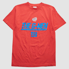 New York Giants NFL 2000s T-Shirt Red Vintage