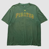 Pittsburgh Pirates Majestic 2000s T-Shirt - Green - L by Fanatics Real Vintage T-shirts