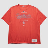 St. Louis Cardinals Majestic 2000s T-Shirt - Red - XL by Fanatics Real Vintage T-shirts