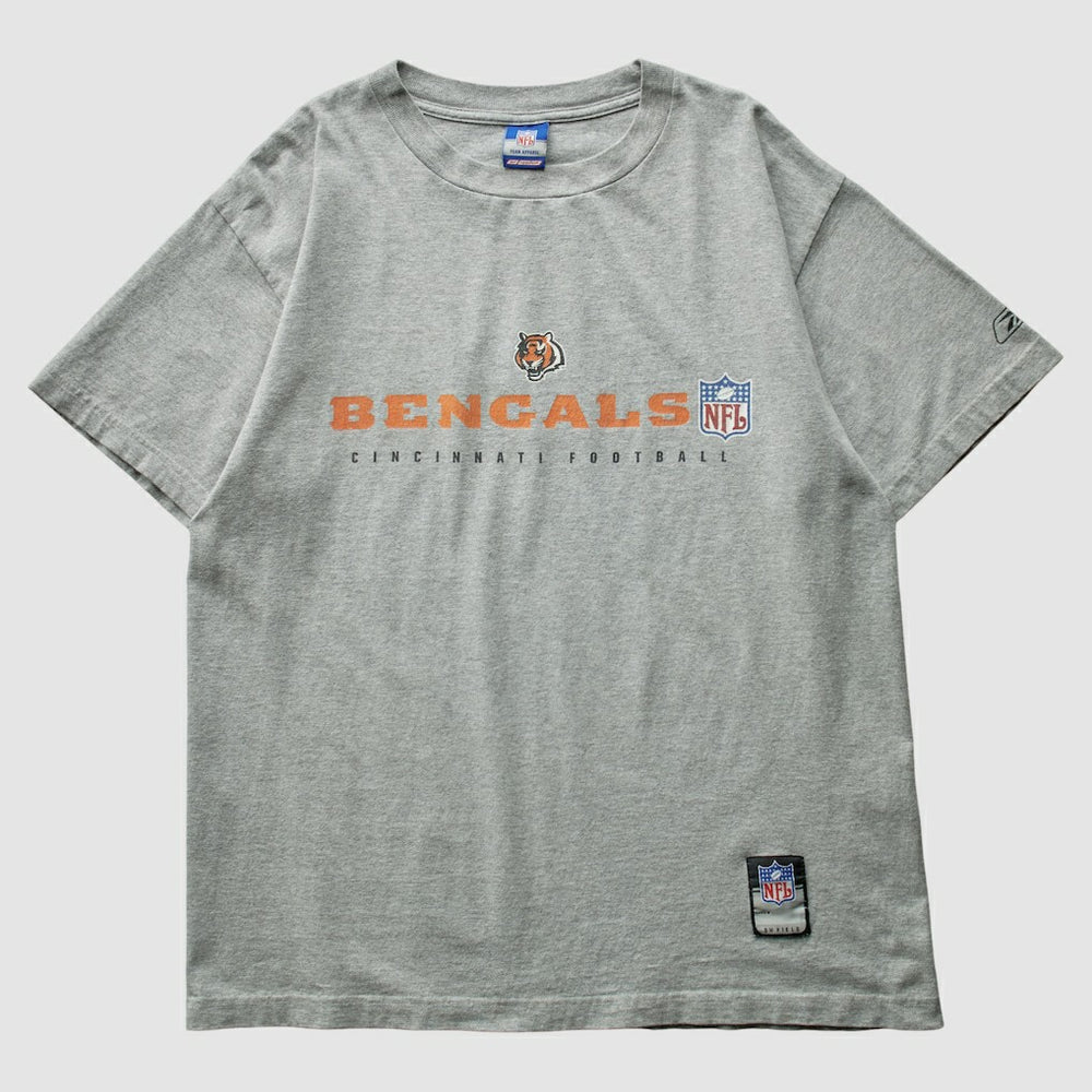 Cincinnati Bengals Reebok 2000s T-Shirt Gray Vintage